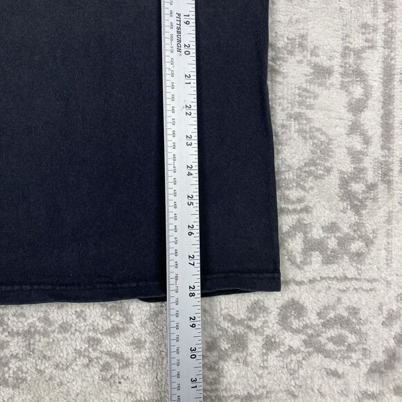 VTG Crazy Enough For A Post Office Job T Shirt 1998 Y2K Black Shirt Men’s XL - Picture 5 of 6